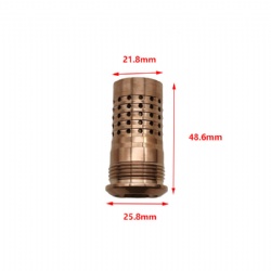 Gold style airsoft Flash Hider 14mmCCW